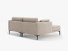 Micadoni Ecksofa Bemy 2-Sitzer Links Samt Beige Bild 3