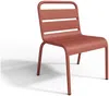 Vente-unique - POPAYAN Garden dining set Metall Rot - B 39 cm x H 55,5 cm x L 43 cm Bild 3