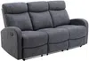 Vente-unique - EVELYN Sofa Stoff Grau - B 95 cm x H 100 cm x L 180 cm Bild 3