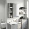 vidaXL Badezimmer-Wandschrank Betongrau 20 x 14 x 70 cm Holzwerkstoff 889298 Bild 5