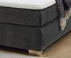 Jockenhöfer 'Romana Max' Boxspringbett, 180x200 cm, Chenille Dunkelgrau Bild 2