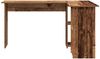 vidaXL Schreibtisch mit Regal Altholz 142 x 102 x 73 cm Holzwerkstoff 869296 Bild 5