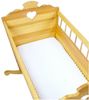 BABYLUX Spannbettlaken 40 x 90 x 10 Bettlaken Spannbetttuch Laken Minky Weiß Bild 3