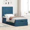 vidaXL Ottoman-Bett mit Matratzen Dunkelblau 90x200 cm Samt 3313593 Bild 3