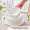 Karaca Geschirr-Set Karaca White Pure 24-teiliges Glas Geschirrset für 6 Personen, Weiß, 6 Personen, Glas, Handwäsche empfohlen Bild 3