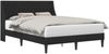 vidaXL Bettrahmen mit Kopfteil Schwarz 120 x 190 cm Samt 42027416 Bild 2