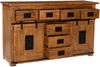 Sideboard Kommode Akazienholz massiv nussbaumfarben 150 x 45 x 90 cm LIBRO 134888575 Bild 5