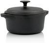 BBQ-Toro Bräter Gusseisen Cocotte, 2,7 Liter, Ø 20 cm, rund, Bräter mit Deckel, Gusseisen (1-tlg), bereits eingebrannt Bild 2