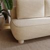 Compleo Schlafsofa Sofa ohne Armlehnen, moderne runde Form, Moderne Couch, Viele Farben zur Auswahl, Breite: 209 cm Bild 4