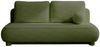 Compleo Schlafsofa Sofa ohne Armlehnen, moderne runde Form, Moderne Couch, Viele Farben zur Auswahl, Breite: 209 cm Bild 2
