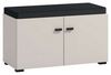 Home affaire Garderoben-Set Rathlin Flurmöbel, Dielenmöbel, Flurschrank, Flurgarderobe, (5-St, 5tlg), inkl. 2 Schränke, Sitzbank mit Kissen, Garderobenpaneele und Spiegel Bild 3
