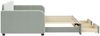 vidaXL Tagesbett Ausziehbar mit Schubladen Hellgrau 90x190 cm Samt 3196990 Bild 4