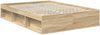 vidaXL Bettrahmen Sonoma 140 x 190 cm Massives Kiefernholz 3412080 Bild 5