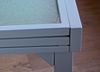 Gartentisch ADAM - Aluminium/Temperglas, Grau, 90x90x75cm | Ausziehtisch Esstisch Wetterfest Outdoor Tisch Bild 4