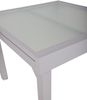 Gartentisch ADAM - Aluminium/Temperglas, Grau, 90x90x75cm | Ausziehtisch Esstisch Wetterfest Outdoor Tisch Bild 5
