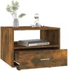 vidaXL Couchtisch Räuchereiche 55x55x40 cm Holzwerkstoff 816937 Bild 4
