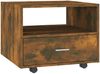 vidaXL Couchtisch Räuchereiche 55x55x40 cm Holzwerkstoff 816937 Bild 2