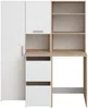 Vente-unique - ERKANO Waschküche Holz, Platte BeigeWeiß - B 66,8 cm x H 184,4 cm x L 156,7 cm Bild 3
