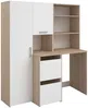 Vente-unique - ERKANO Waschküche Holz, Platte BeigeWeiß - B 66,8 cm x H 184,4 cm x L 156,7 cm Bild 2