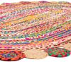 Juteteppich - Lerina 200 x 140 cm - mehrfarbig - oval Bild 5