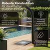 STEELSØN 'Selara' Solardusche 40 Liter, schwarz, warmes Wasser bis 60°C, Gartendusche mit schwankendem Regenduschkopf und Wasserhahn, Outdoor Dusche inkl. Schutzhaube und Kunststoffboden Bild 3