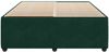 Doppelbett, Bettgestell Modernen ohne Matratze Dunkelgrün 140x200 cm Samt d2369e Bild 4
