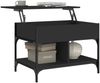vidaXL Couchtisch Schwarz 70x50x50 cm Holzwerkstoff und Metall 845361 Bild 4
