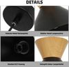 ZMH Pendelleuchte Vintage Esszimmer Hängelampe: 2 x Schwarz Hängeleuchte Ø25cm 1 Flammig Industrial Design E27 Esstischlampe Metall Retro Esstisch Pendellampe für Küche Schlafzimmer Wohnzimmer Flur Bild 4