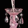 vidaXL Kronleuchter mit Perlen Rosa Rund 3×E14 281598 Bild 5