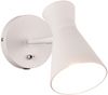LED Wandstrahler Retro Weiß mit Schalter & Stecker, Breite 12cm Bild 2