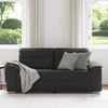 vidaXL 2-Sitzer-Sofa Schwarz 180x81x84 cm Kunstleder 4105343 Bild 3