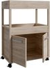 FORTE Home Bar Barschrank mit Rollen, Holzwerkstoff, Beige, 60 x 88,5 x 40 cm Bild 5