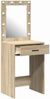 vidaXL Schminktisch Sonoma-Eiche 50 x 41 x 135 cm Holzwerkstoff 865039 Bild 4
