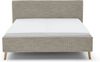 Matera Polsterbett braun Polyester Stoffbezug Baltimore 216cm x 185cm x 112cm Bild 2