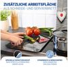 WENKO Herd-Abdeckplatte Universal Modell Herzen, Glas, (Set, 2 tlg), Herdabdeckung für alle Herdarten, kratzfest, mit rutschfesten Füßen Bild 4
