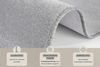 Kurzflor Teppich Nasty - 80x200x0,8cm Bild 2