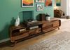 TV-Board Sheesham 220x40x48 dunkelbraun lackiert MAILAND #227 Bild 3