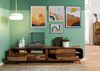 TV-Board Sheesham 220x40x48 dunkelbraun lackiert MAILAND #227 Bild 4