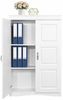bv-vertrieb Aktenschrank Aktenschrank 78 x 36 x 124 Büroschrank Landhausstil weiß mdf dekor #443 Bild 4
