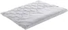 Vente-unique - NAKARA Topper Stoff Weiß - B 140 cm x H 5 cm x L 190 cm Bild 2