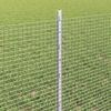 vidaXL Zaun mit Pfosten Silber 3336387 Bild 4