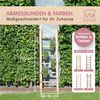 UNUS HOME Regalleiter Deko-Holzleiter (120cm, grau), Dekoleiter, Gartendeko, Pflanzenhalter, Handtuchleiter, Holzleiter Bild 4