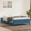 vidaXL Boxspringbett ohne Matratze Dunkelblau 140x210 cm Samt 3315829 Bild 4
