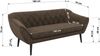 Wohnzimmerset Möbelset PIRS 3-3, Armlehnen, Wellenfederung, schwarze Füße, Dreisitzer Sofa, Polstermöbel Set - Hellgrau Velvet Bild 5
