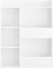 SoBuy KMB55-K-W Kinderregal, Spanplatte, Papierfurnier, Weiß, 80 x 104 x 34 cm Bild 1
