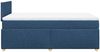 vidaXL Boxspringbett mit Matratze Blau 120x200 cm Stoff 3286646 Bild 5