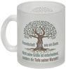 speecheese Tasse Baum mit Wurzeln Glas Tasse Spruch: Freundschaft: Tiefe der zählt. Bild 2