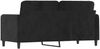 vidaXL 2-Sitzer-Sofa Schwarz 140 cm Samt Bild 5