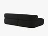 Micadoni 5-Sitzer Ecksofa Jenny Links Boucle Now or Never Schwarz Bild 4