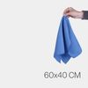 Premium Geschirrtuch 300g/m² - Microsensation - 60x40cm ( Blau / 4er Pack ) Reinigungstücher Mikrofasertuch - super saugfähige Küchentücher Bild 2